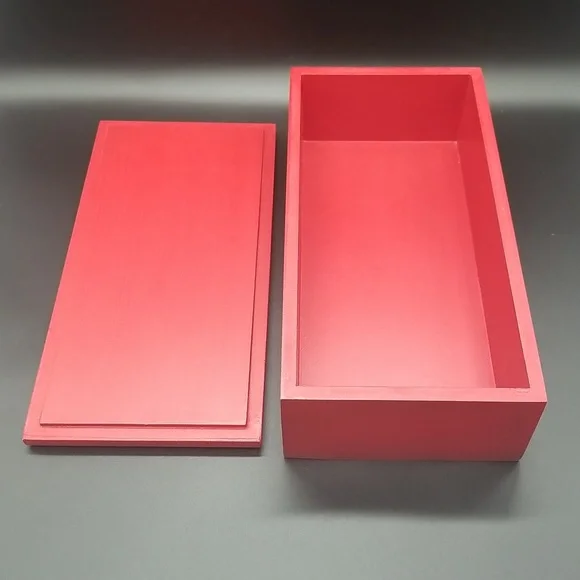 Restoration Hardware "Santa's Giftcraft Merry Christmas Toys & Gifts" Wood Box - Picture 7 of 12